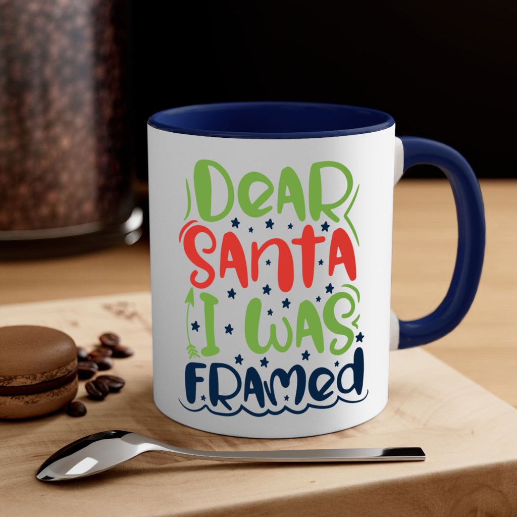 dear santa i was framedd 280#- christmas-Mug / Coffee Cup