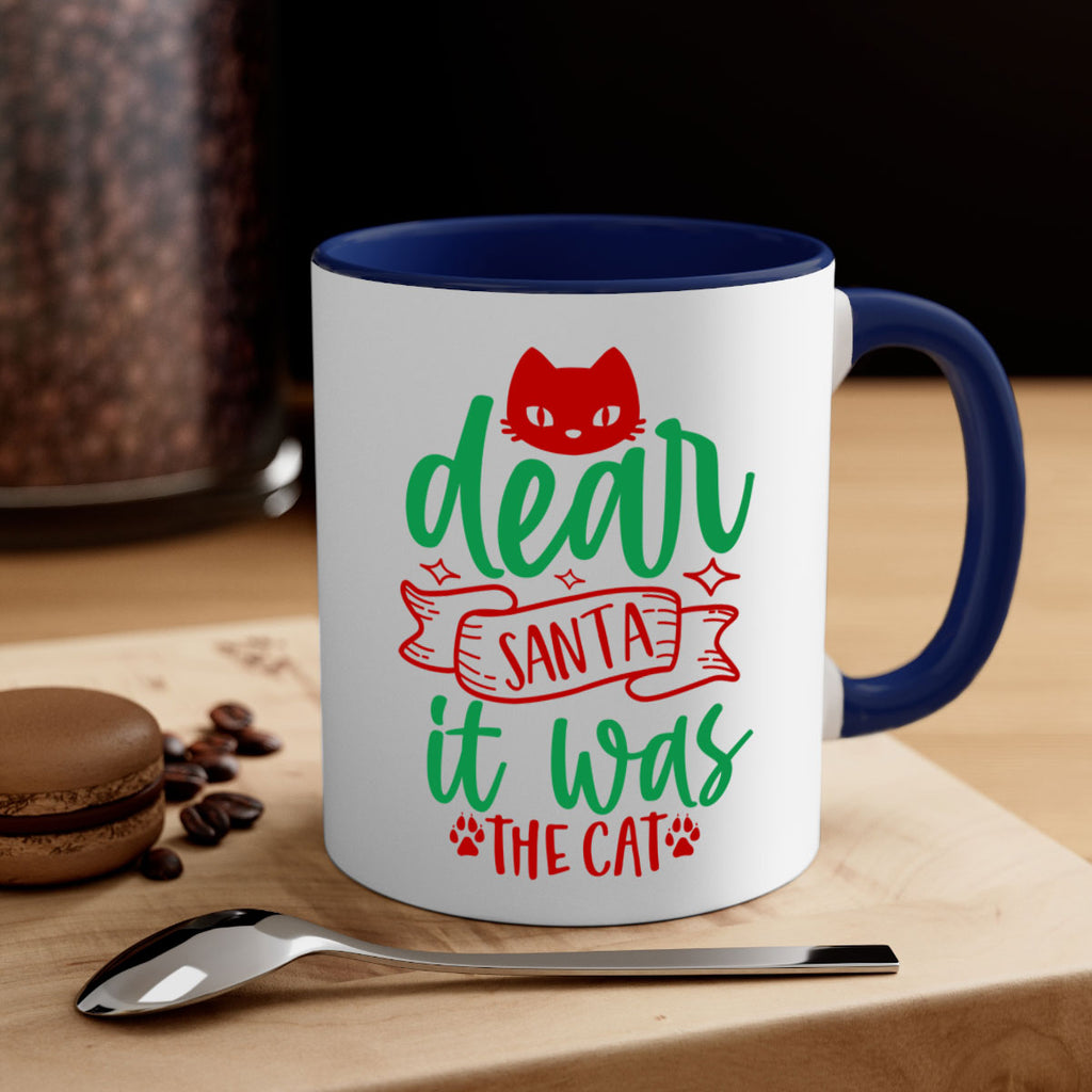 dear santa it was the cat style 170#- christmas-Mug / Coffee Cup