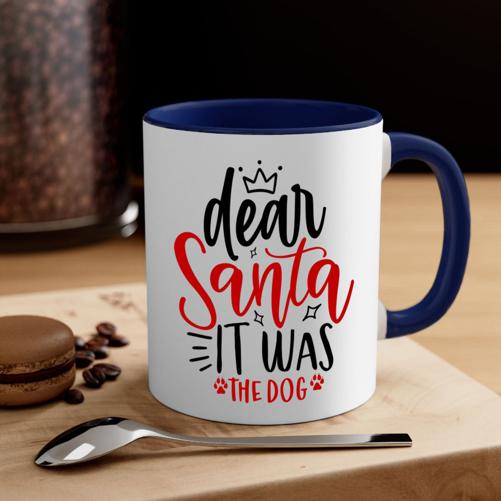 dear santa it was the dog style 171#- christmas-Mug / Coffee Cup