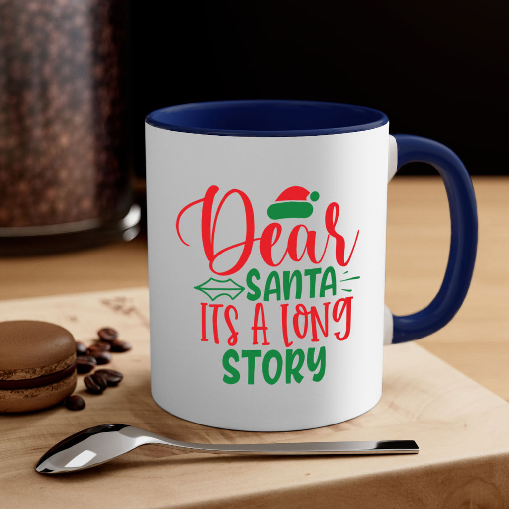 dear santa its a long story style 173#- christmas-Mug / Coffee Cup