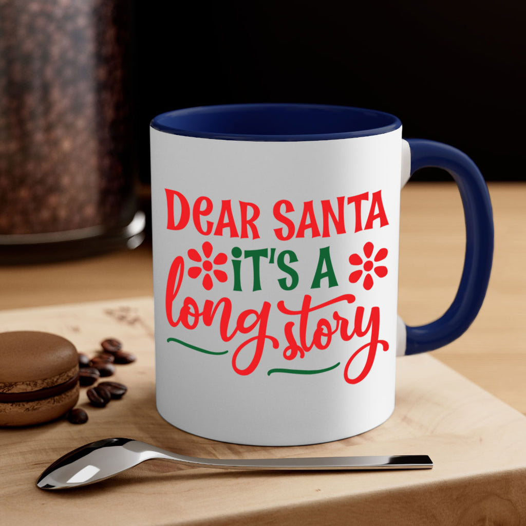 dear santa its a long story style 174#- christmas-Mug / Coffee Cup