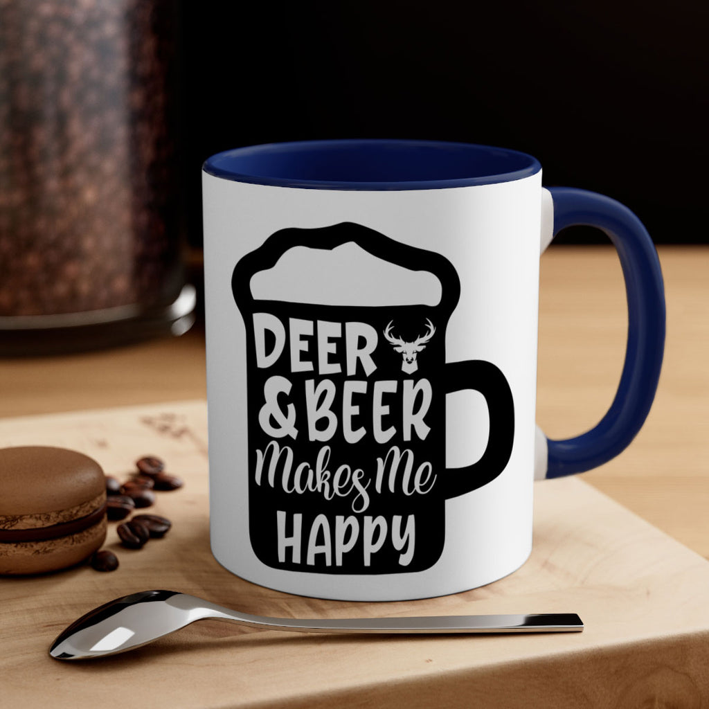 deer and beer makes me happy 17#- hunting-Mug / Coffee Cup