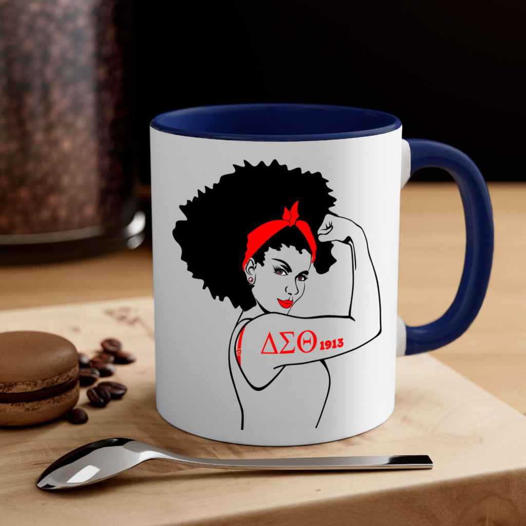 delta sigma theta 6#- black words - phrases-Mug / Coffee Cup