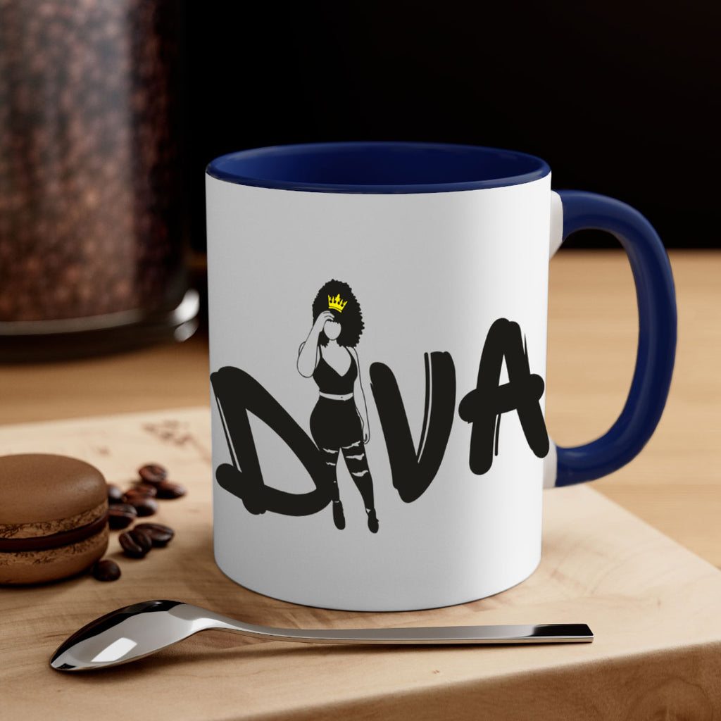 diva 6#- Black women - Girls-Mug / Coffee Cup