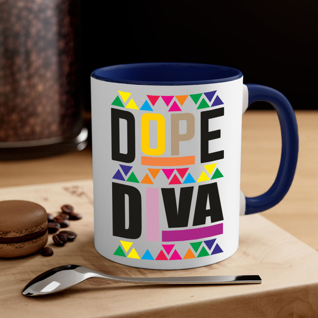 dope diva- black words - phrases-Mug / Coffee Cup