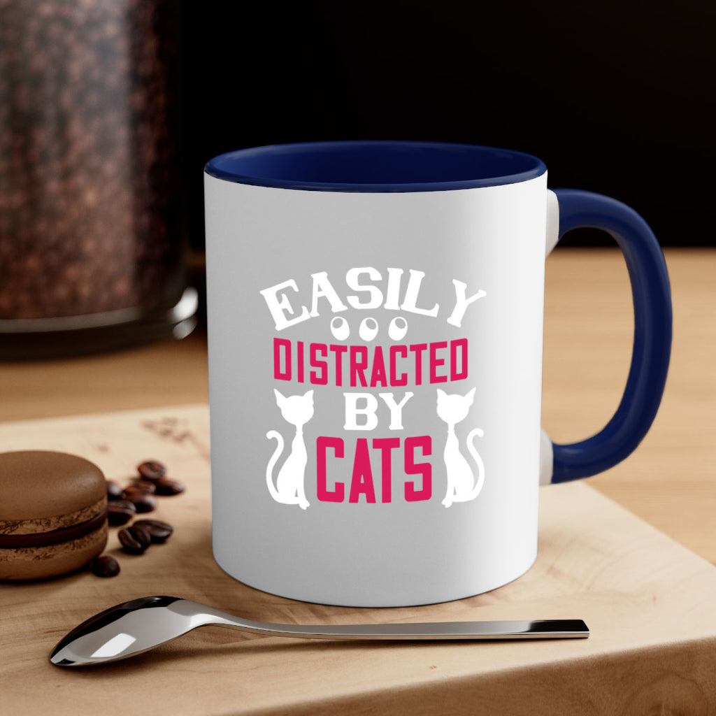 easily distracted by cats Style 46#- cat-Mug / Coffee Cup