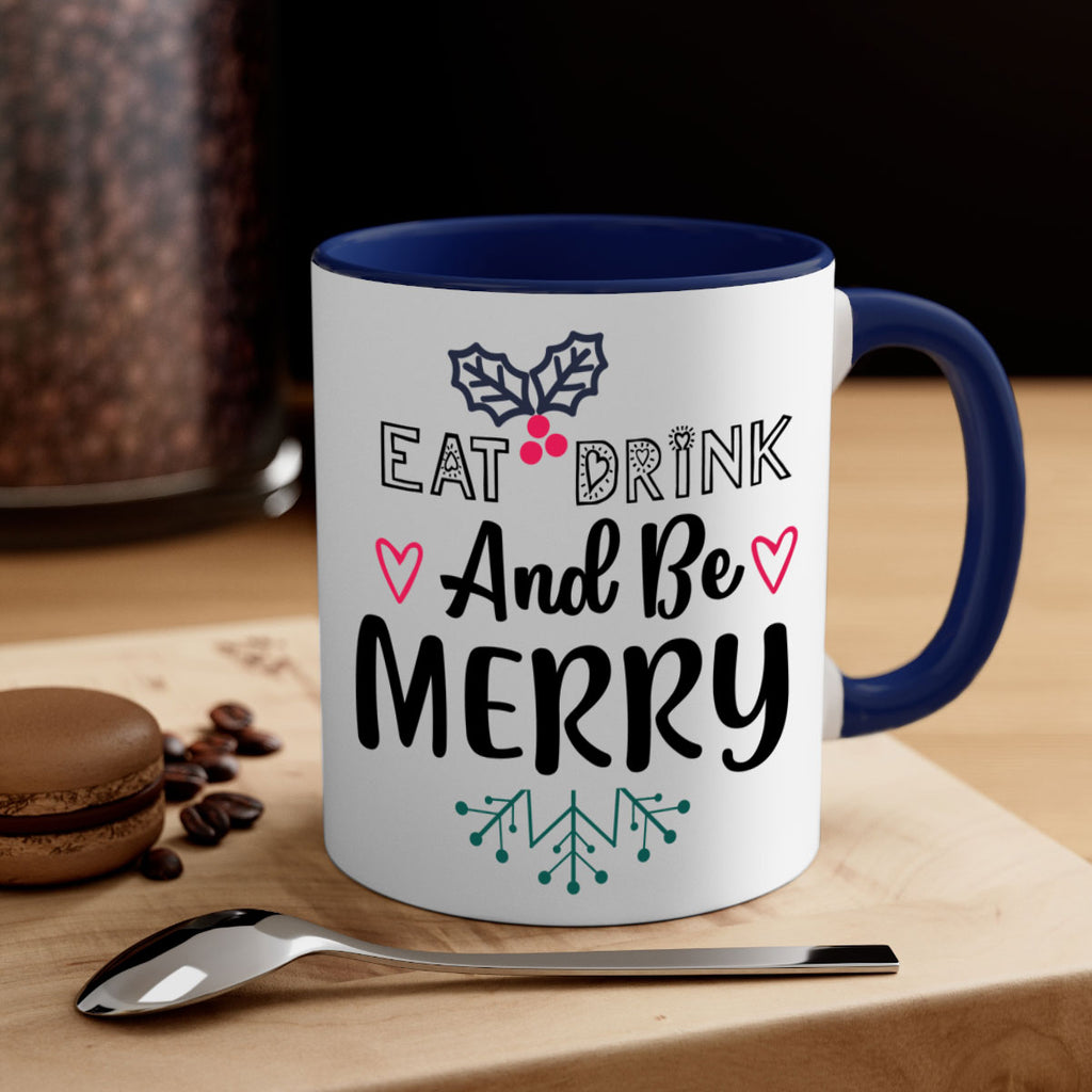 eat drink and be merry style 190#- christmas-Mug / Coffee Cup