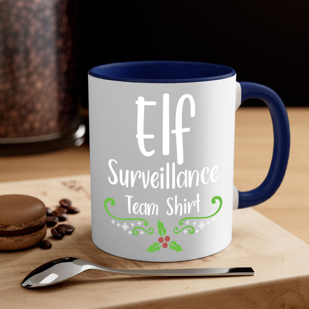 elf surveillance team shirt style 196#- christmas-Mug / Coffee Cup