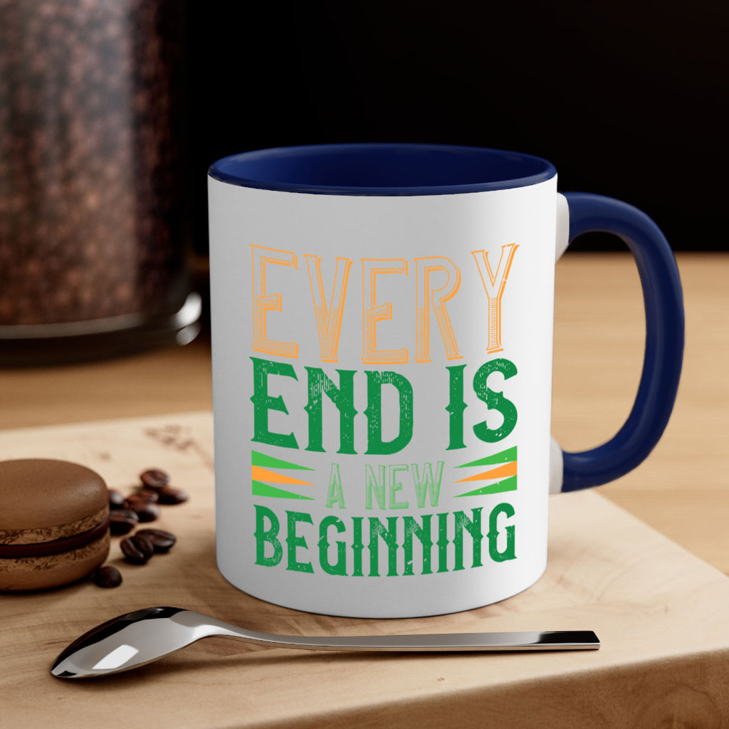 every end is a new beginning Style 138#- St Patricks Day-Mug / Coffee Cup