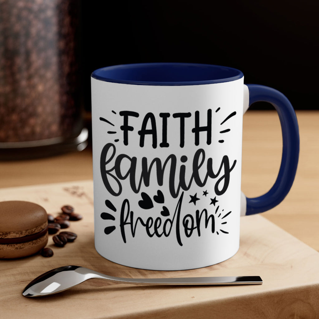 faith family freedom 43#- Family-Mug / Coffee Cup