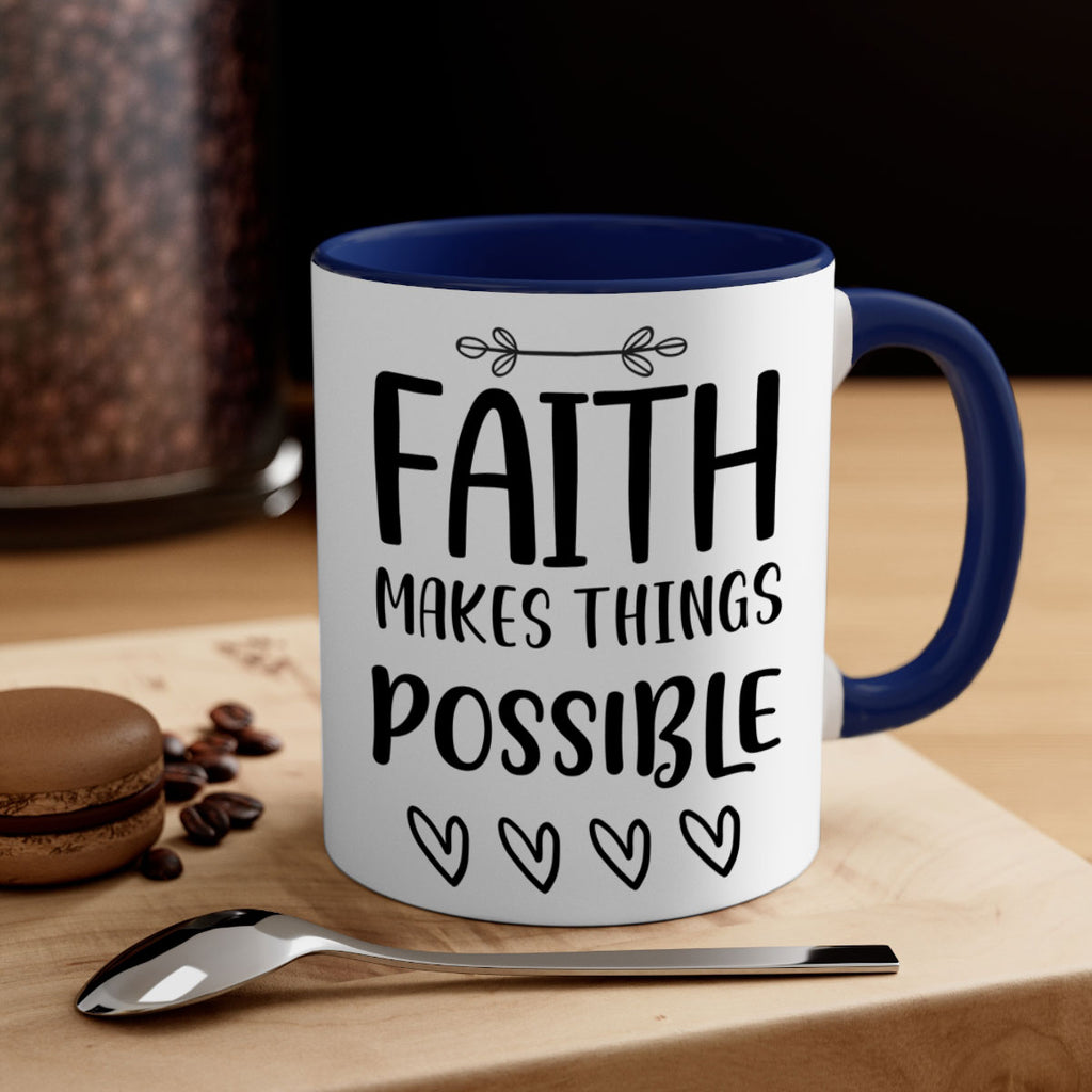 faith makes things possible style 202#- christmas-Mug / Coffee Cup