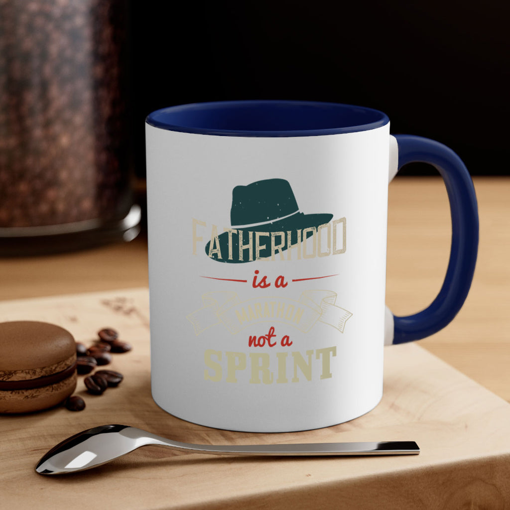 fatherhood is a marathon 227#- fathers day-Mug / Coffee Cup