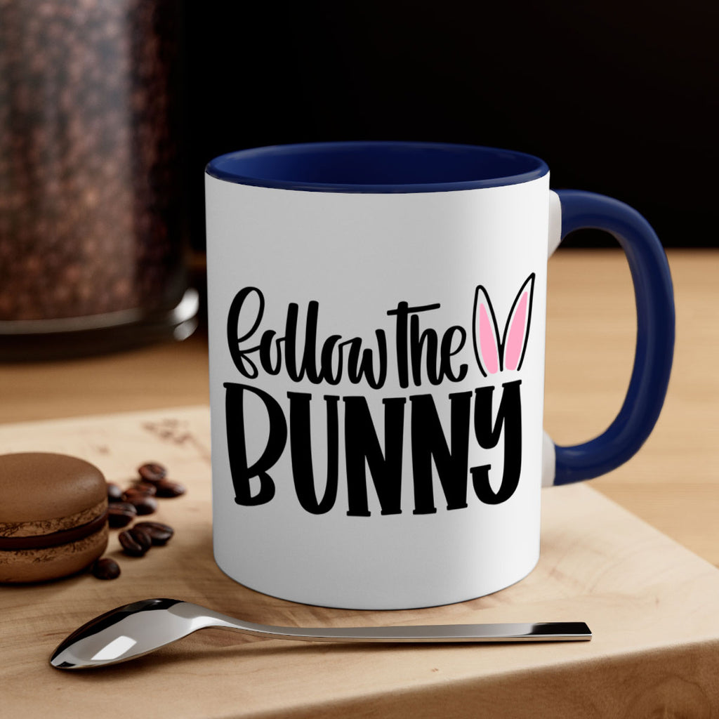 follow the bunny 44#- easter-Mug / Coffee Cup