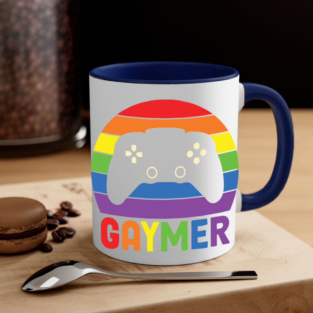 gaymer lgbt gamer rainbow flag lgbt 135#- lgbt-Mug / Coffee Cup