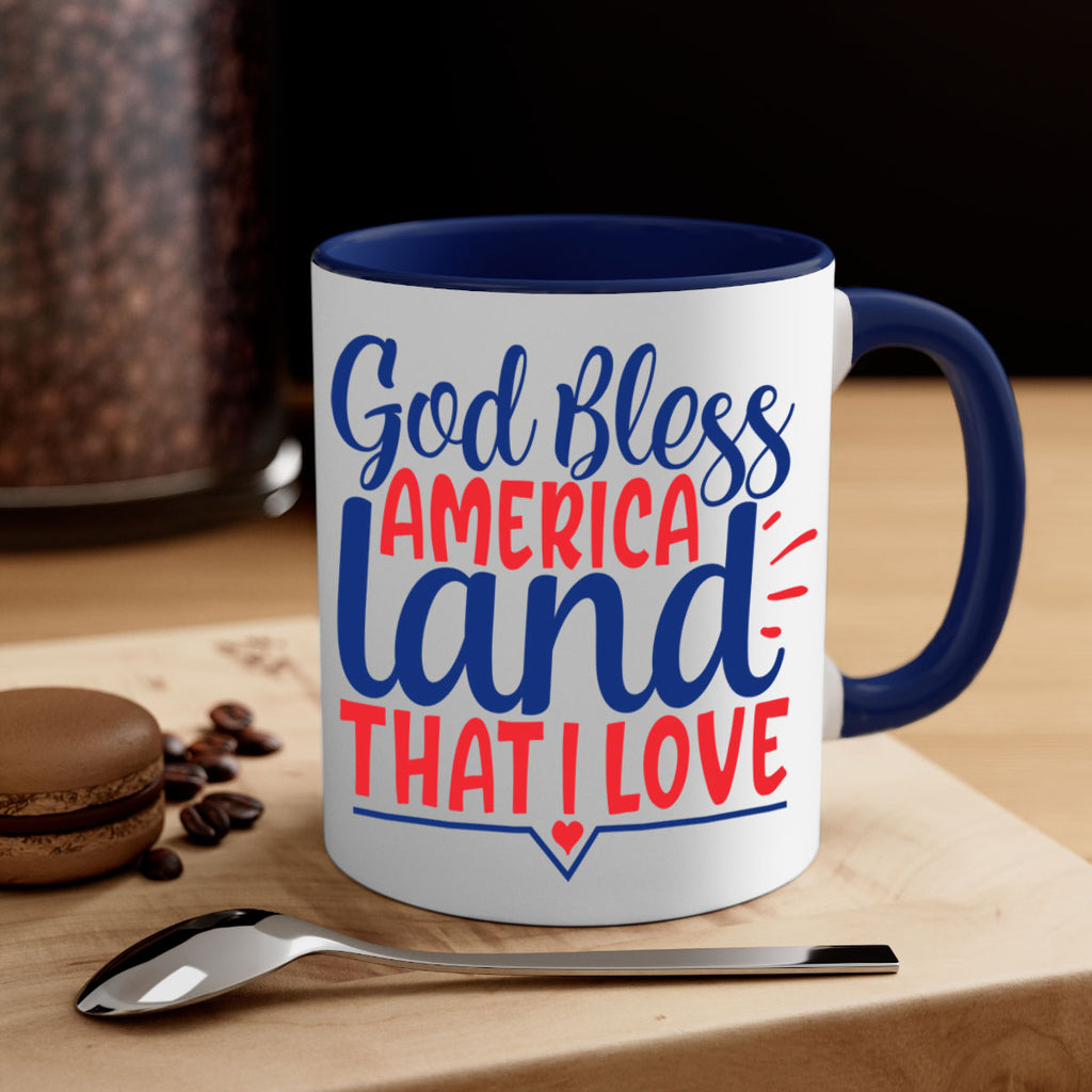 god bless america land that i love Style 54#- 4th Of July-Mug / Coffee Cup