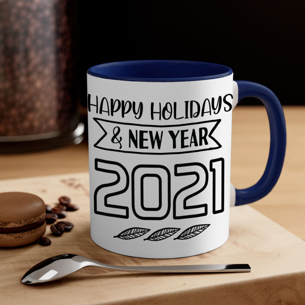 happy holidays new year style 258#- christmas-Mug / Coffee Cup