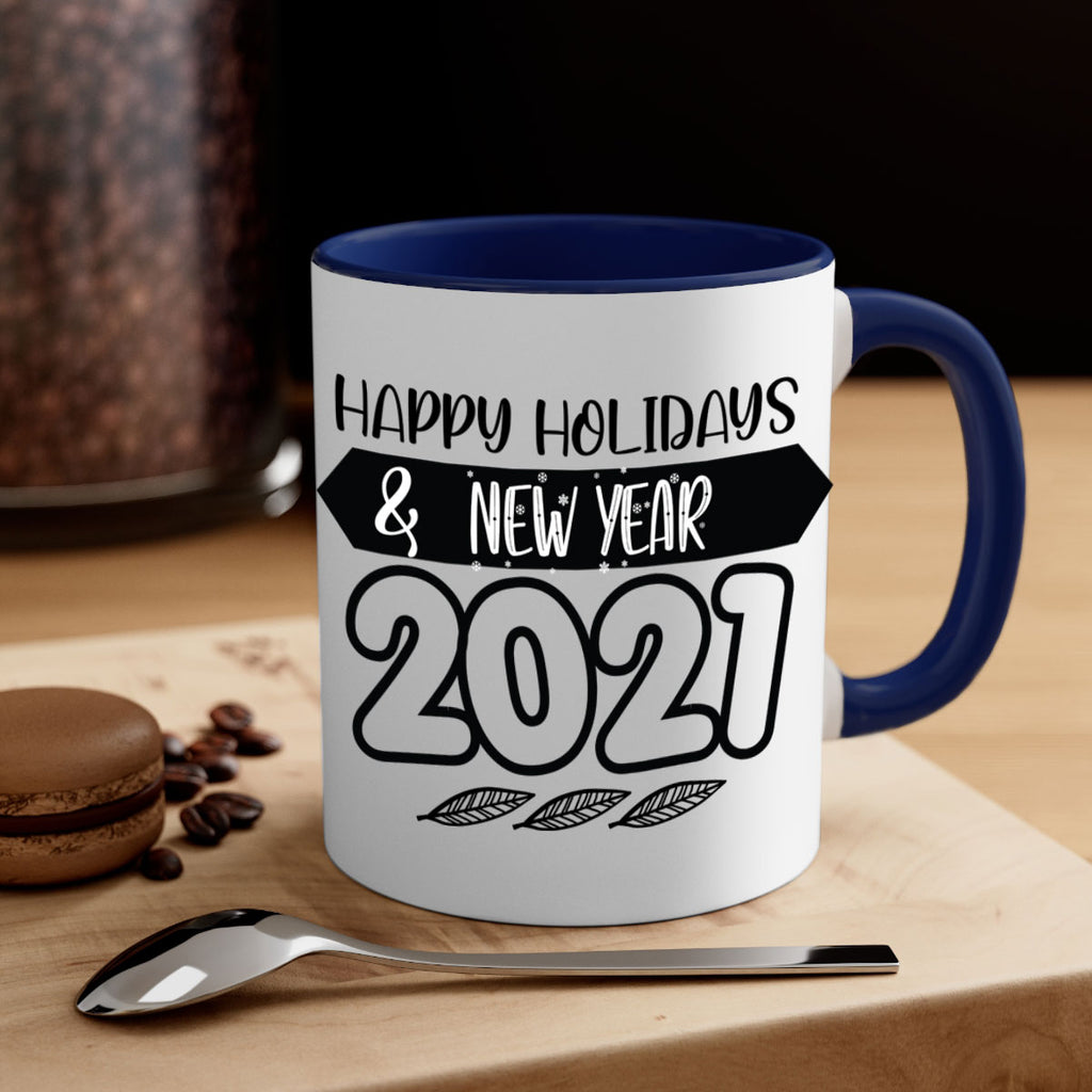 happy holidays new year style 260#- christmas-Mug / Coffee Cup