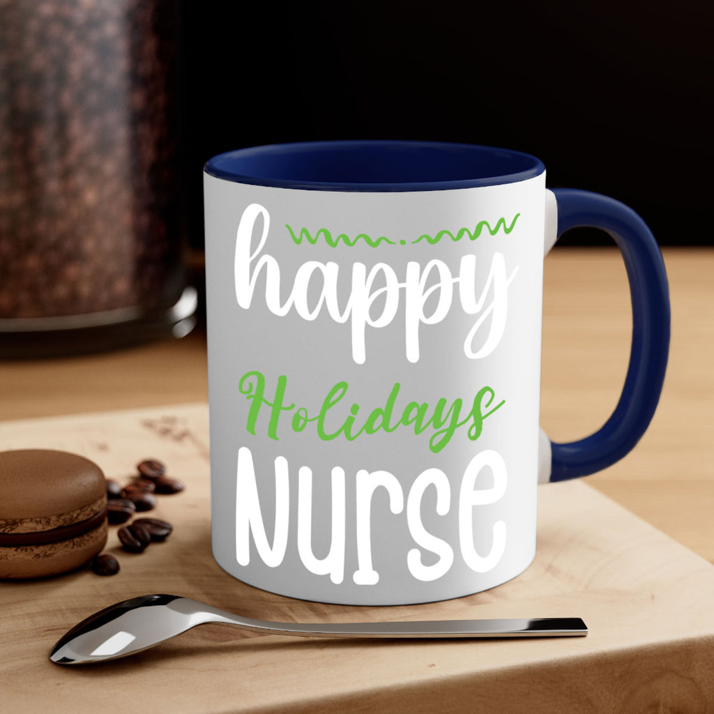 happy holidays nurse style 261#- christmas-Mug / Coffee Cup