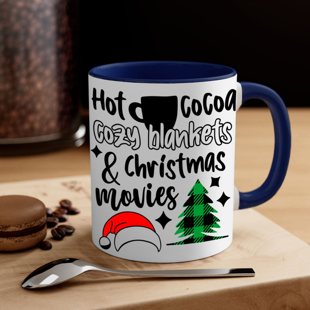 hot cocoa cozy blankets and christmas movies style 310#- christmas-Mug / Coffee Cup