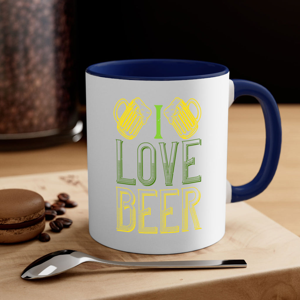 i love beer Style 134#- St Patricks Day-Mug / Coffee Cup