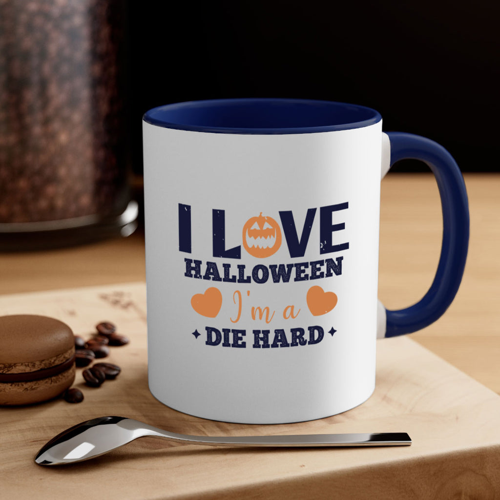 i love halloween im a die hard 150#- halloween-Mug / Coffee Cup