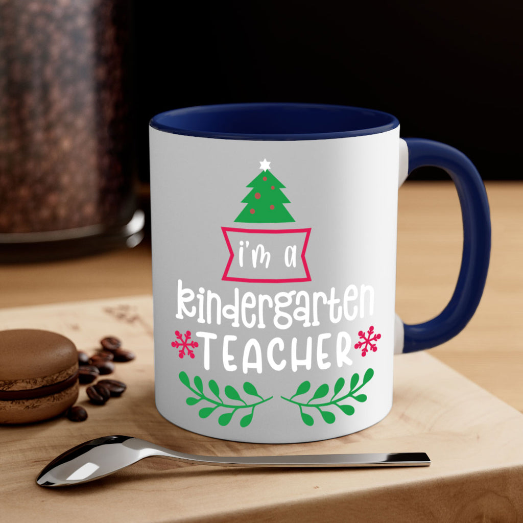 i'm a kindergarten teacher style 351#- christmas-Mug / Coffee Cup