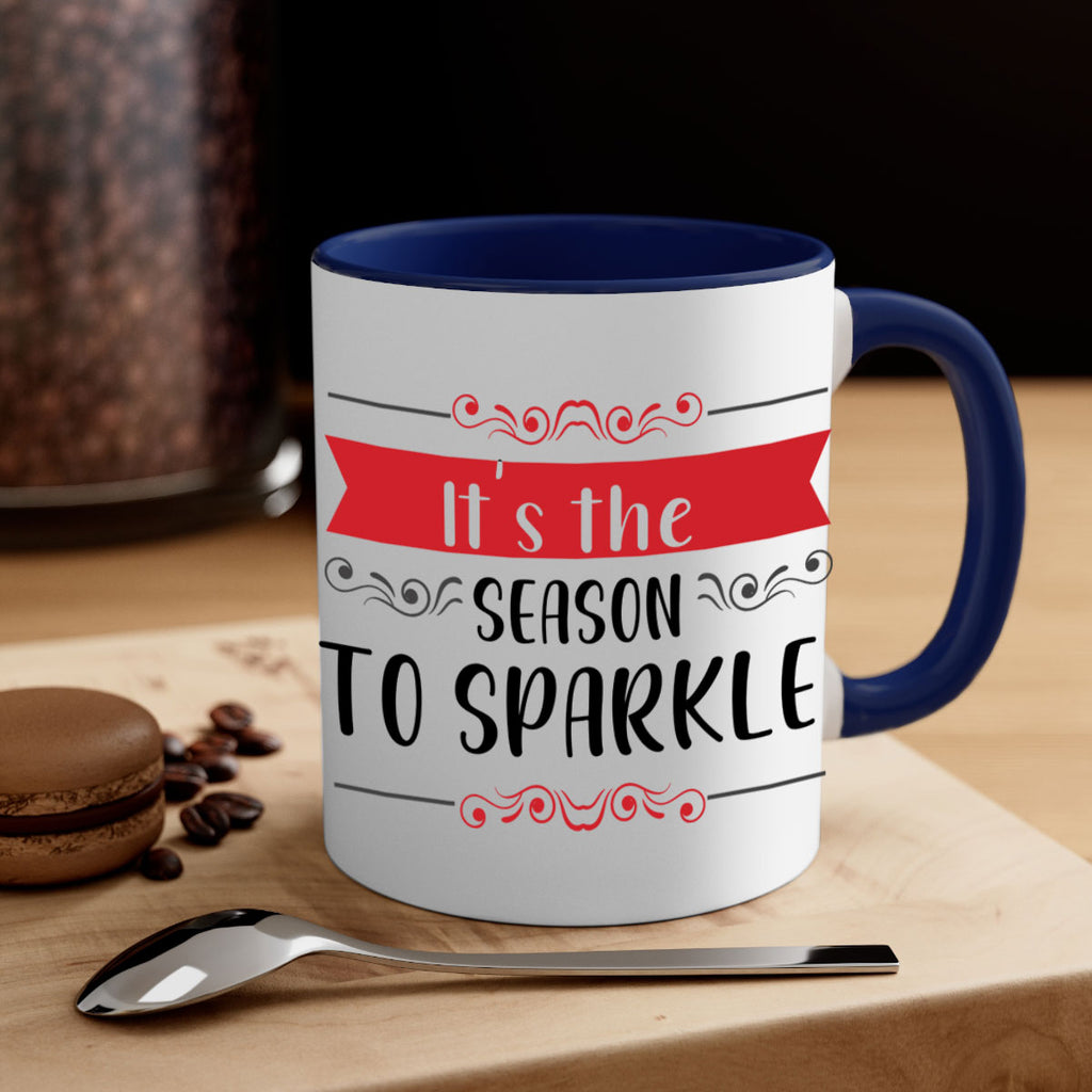 it s the season to sparkle style 371#- christmas-Mug / Coffee Cup