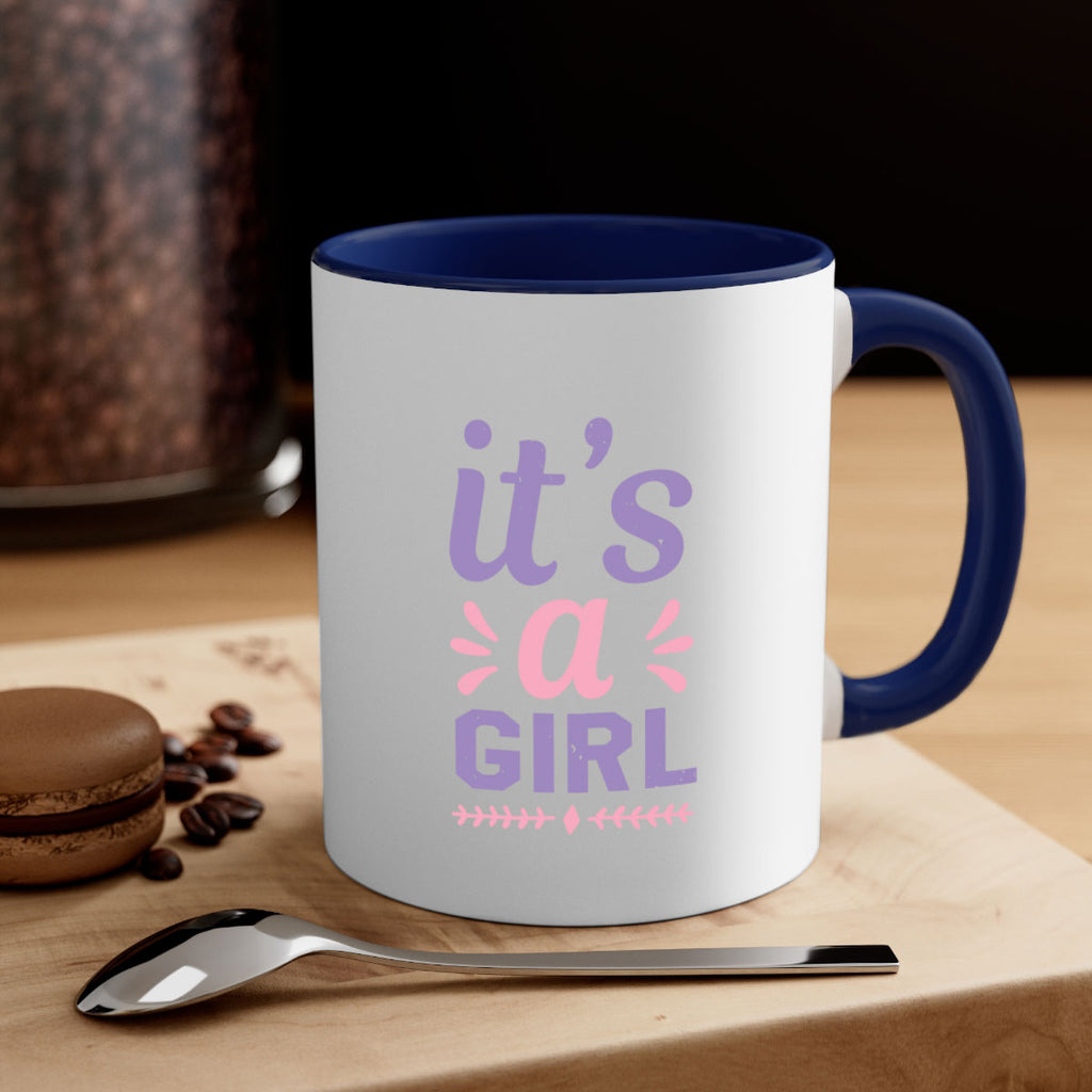 its a girl Style 32#- baby shower-Mug / Coffee Cup
