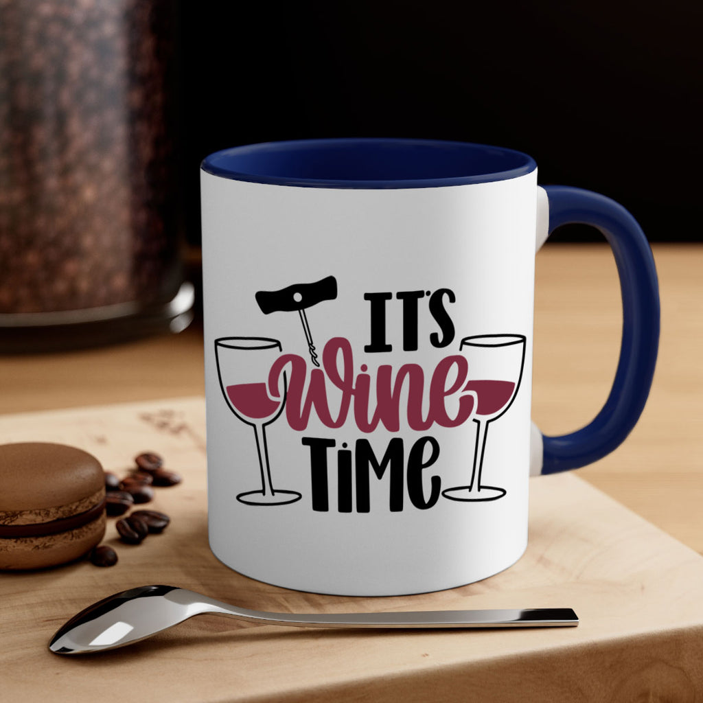 its wine time 46#- wine-Mug / Coffee Cup