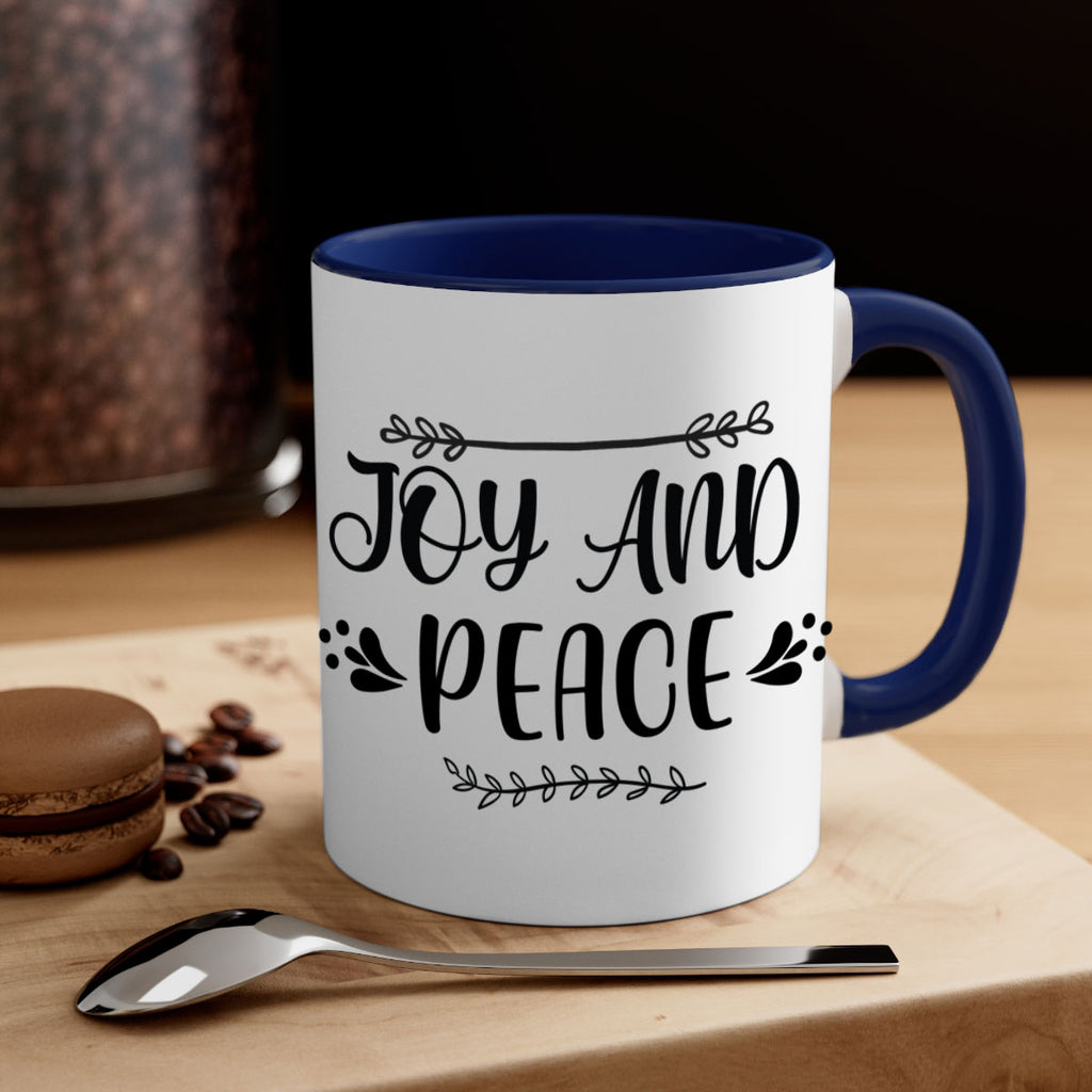 joy and peace style 406#- christmas-Mug / Coffee Cup
