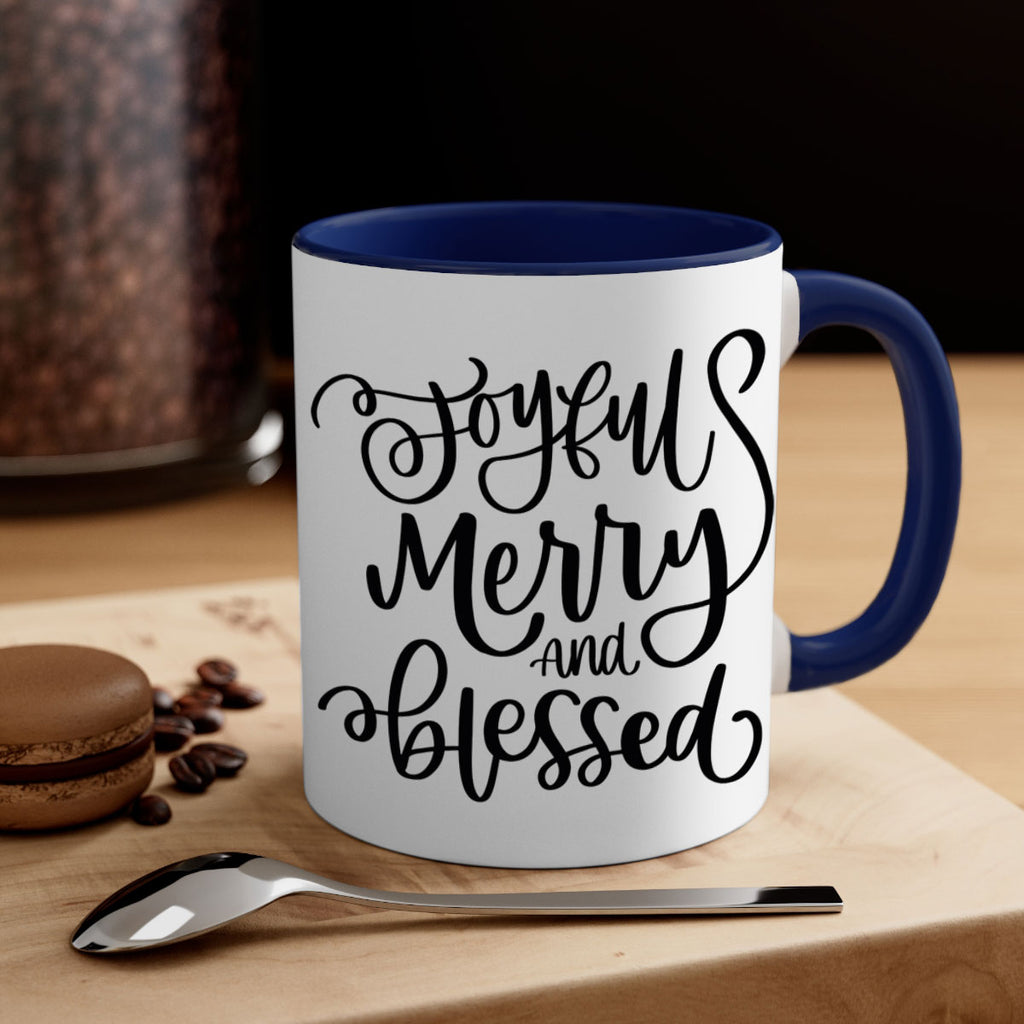 joyful merry and blessed 107#- christmas-Mug / Coffee Cup