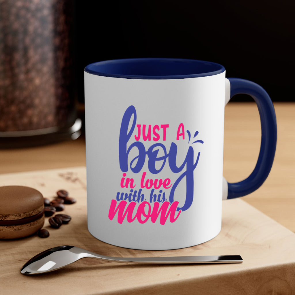 just a boy in love with his mom 394#- mom-Mug / Coffee Cup