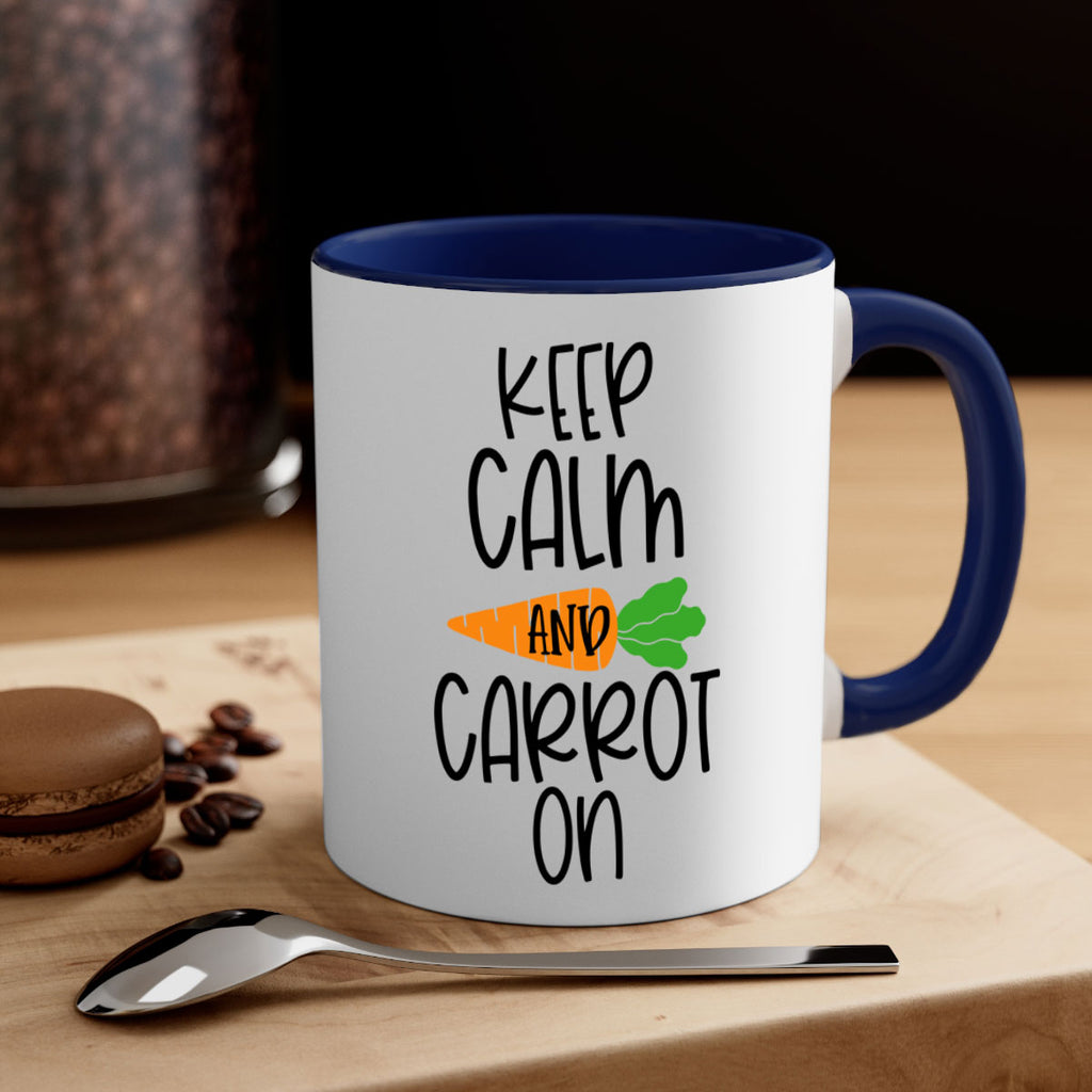 keep calm and carrot on 18#- easter-Mug / Coffee Cup