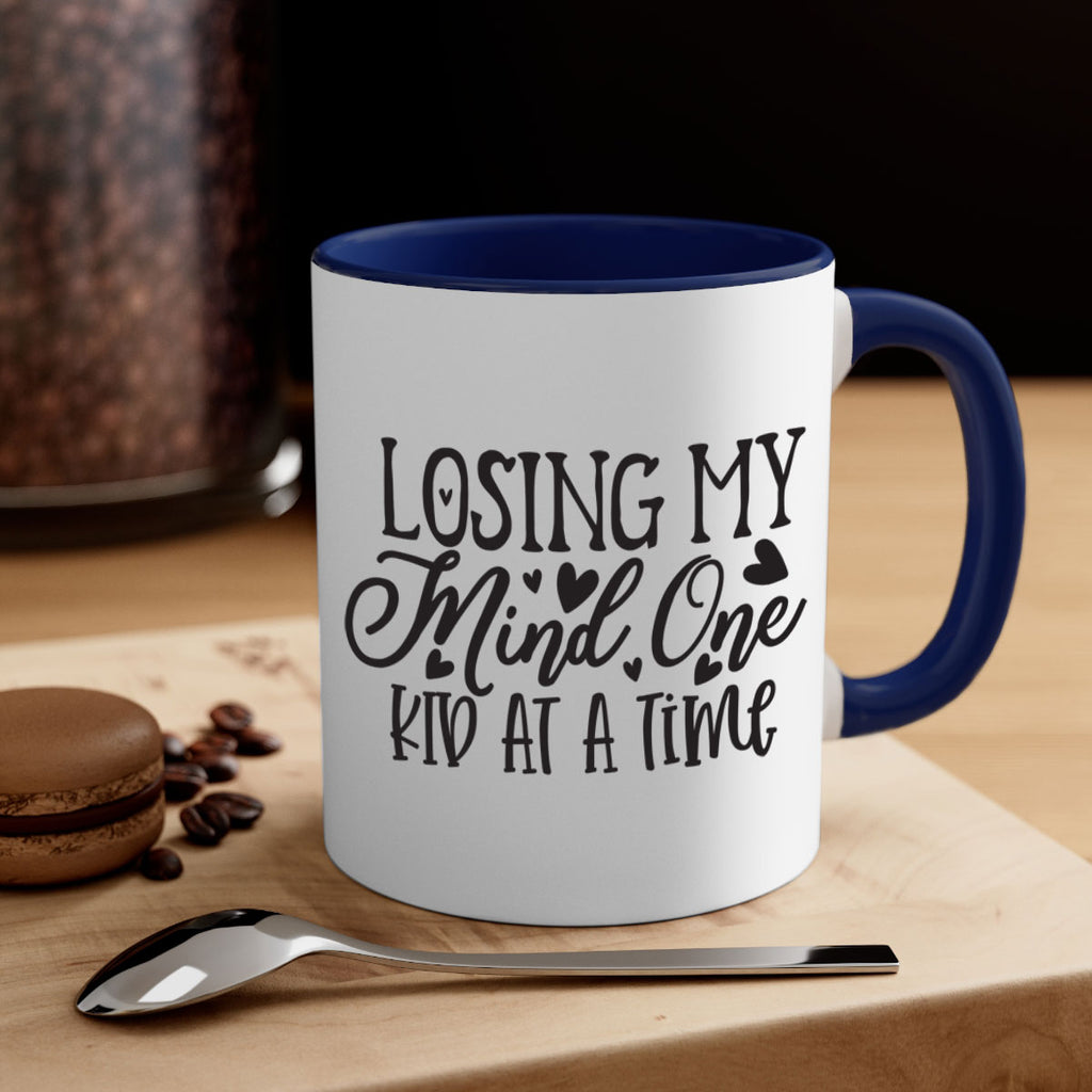 losing my mind one kid at a time 386#- mom-Mug / Coffee Cup