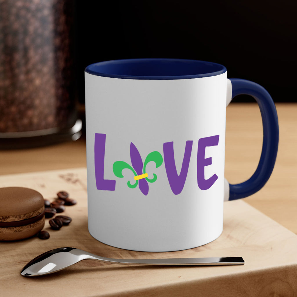 love 80#- mardi gras-Mug / Coffee Cup