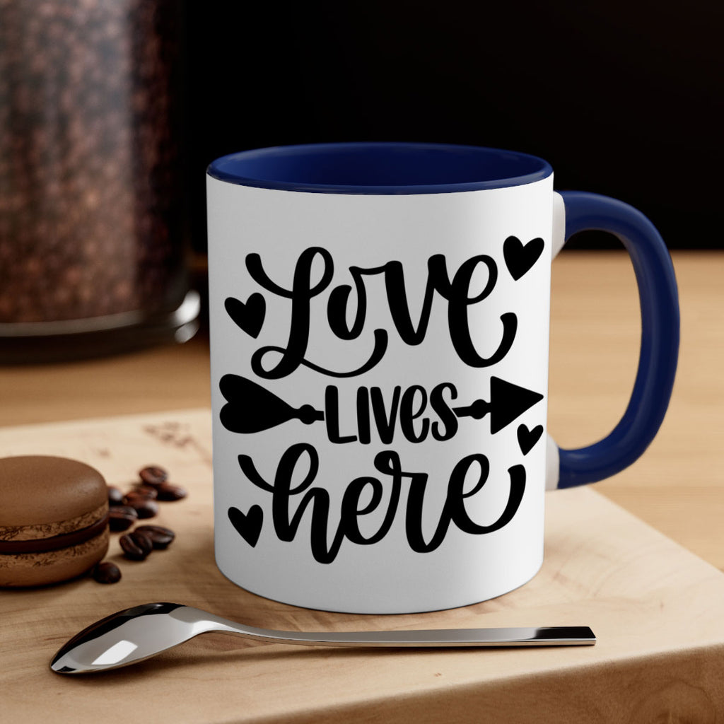 love lives here 7#- home-Mug / Coffee Cup