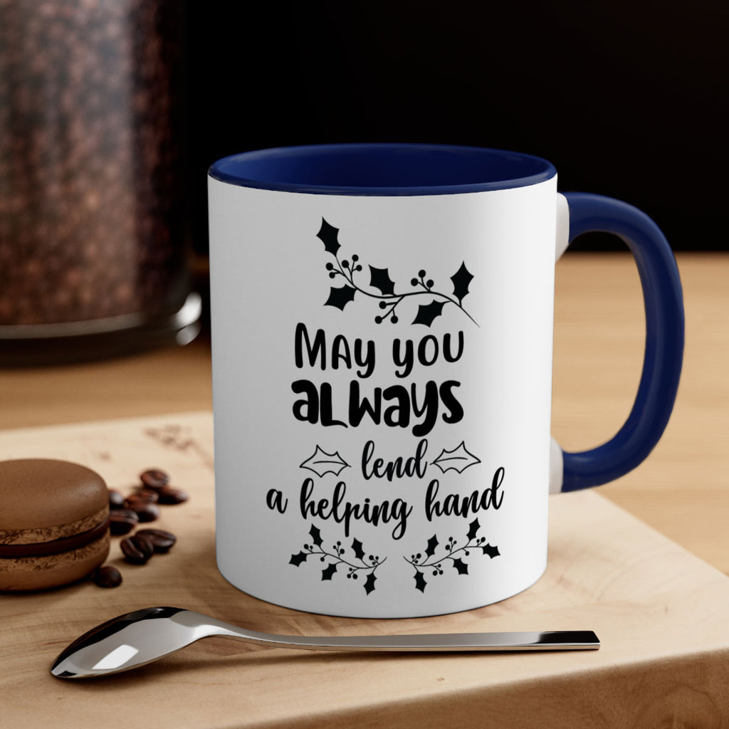 may you always lend a helping hand style 455#- christmas-Mug / Coffee Cup