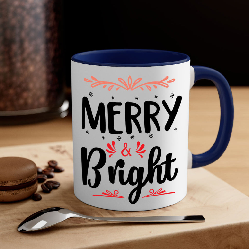 merry & bright style 467#- christmas-Mug / Coffee Cup