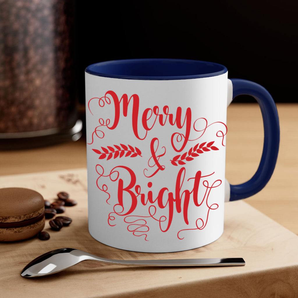 merry & bright style 468#- christmas-Mug / Coffee Cup