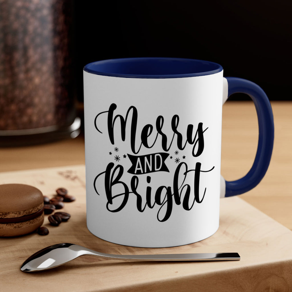 merry and bright style 470#- christmas-Mug / Coffee Cup