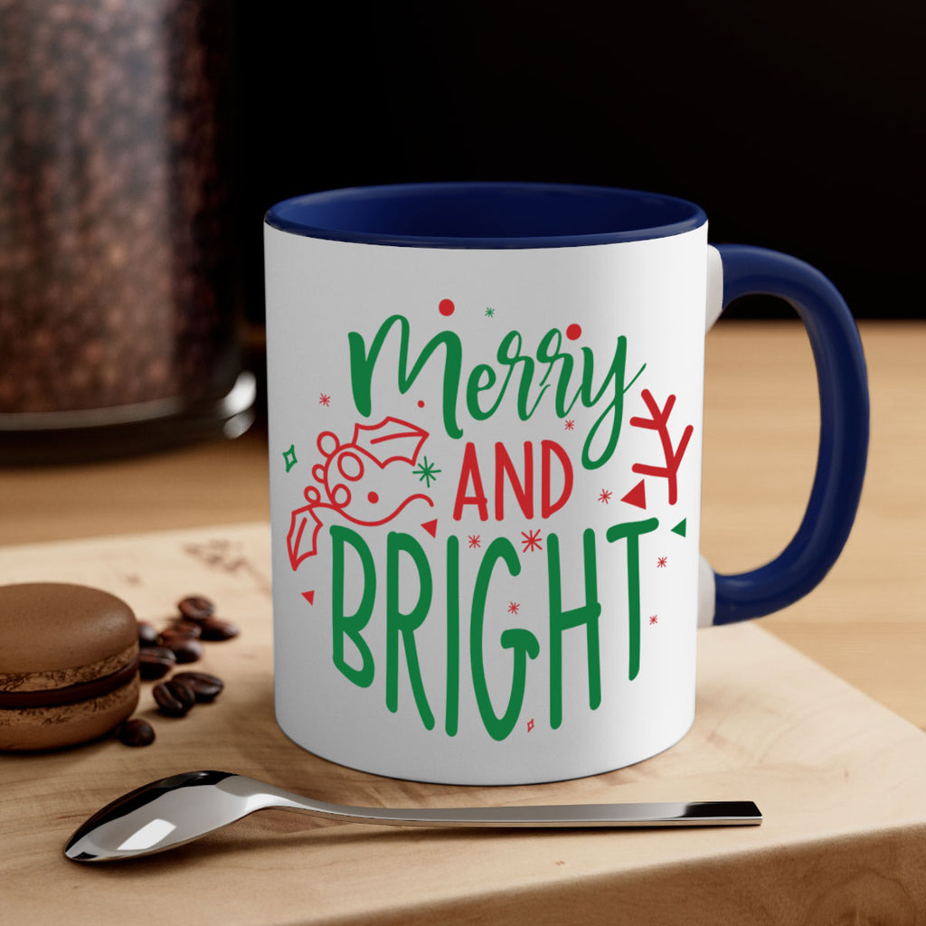 merry and bright style 471#- christmas-Mug / Coffee Cup