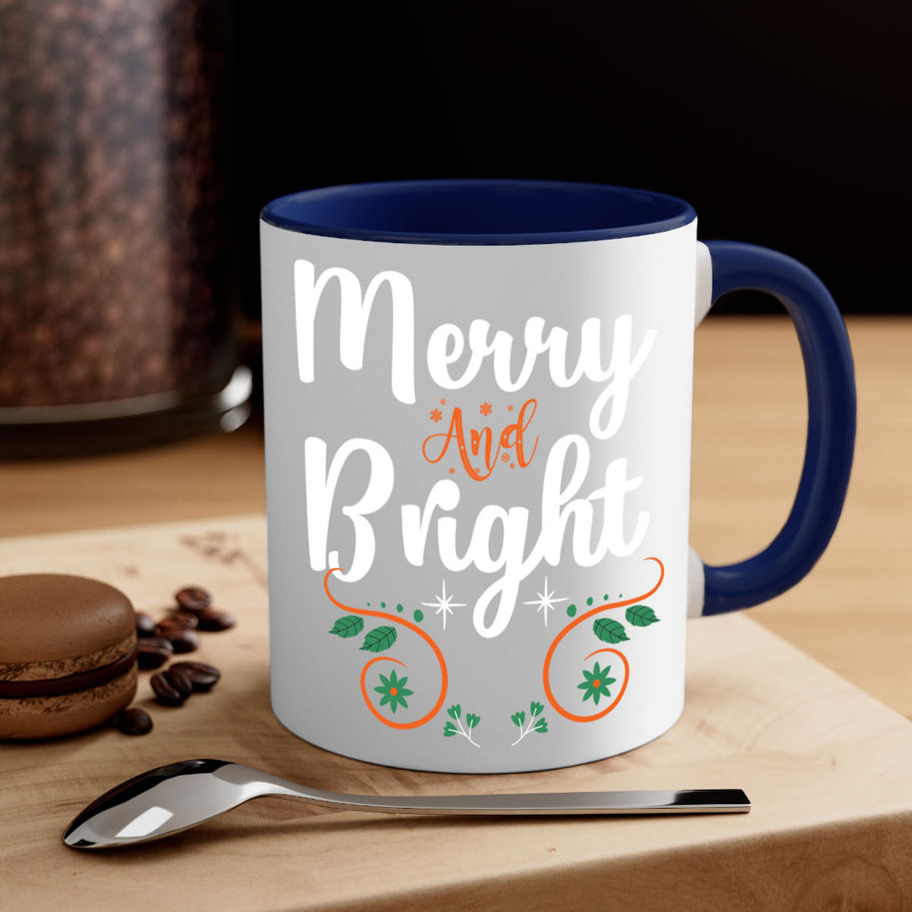 merry and bright style 473#- christmas-Mug / Coffee Cup