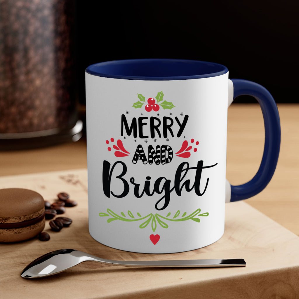 merry and bright style 474#- christmas-Mug / Coffee Cup