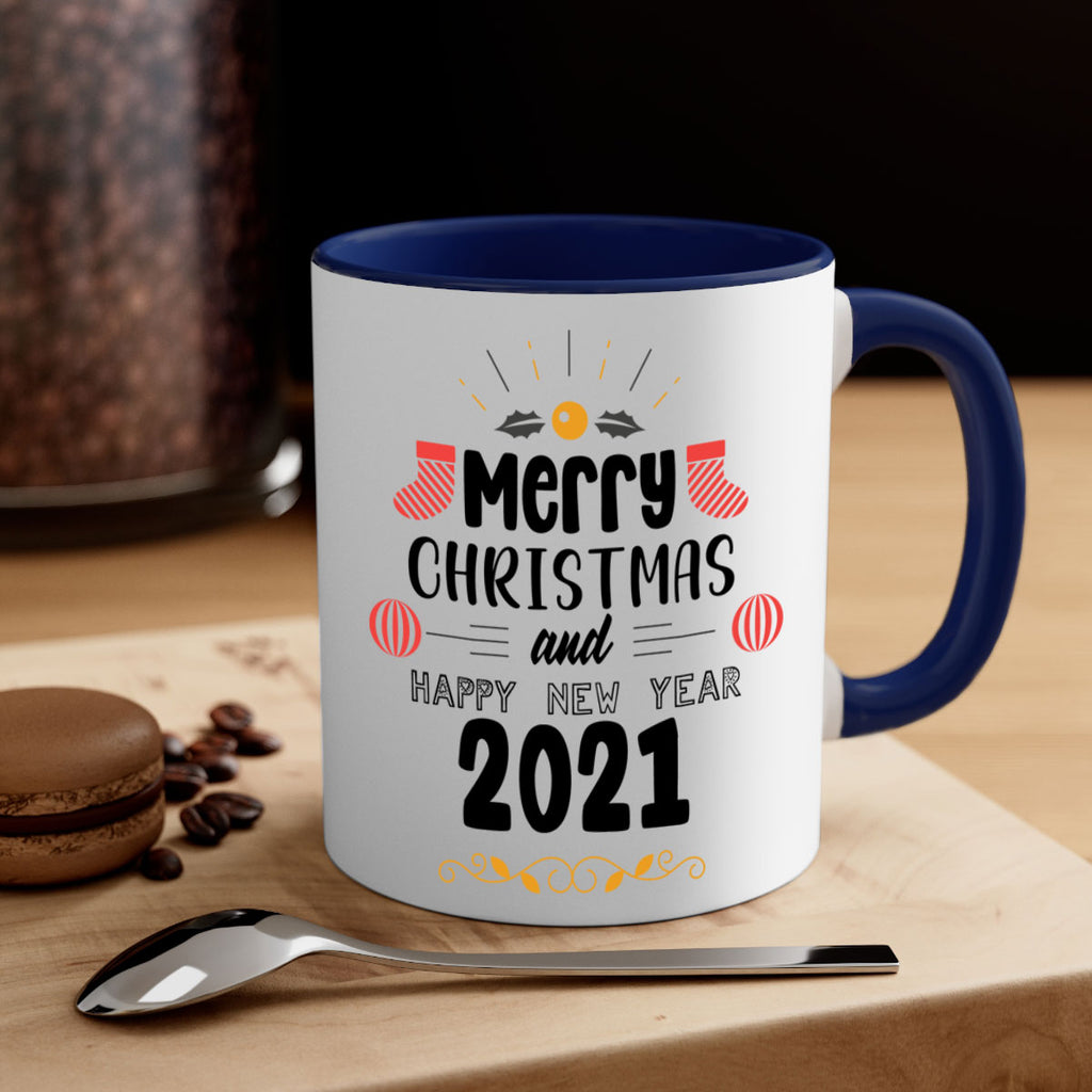 merry christmas and a very happy new year style 486#- christmas-Mug / Coffee Cup