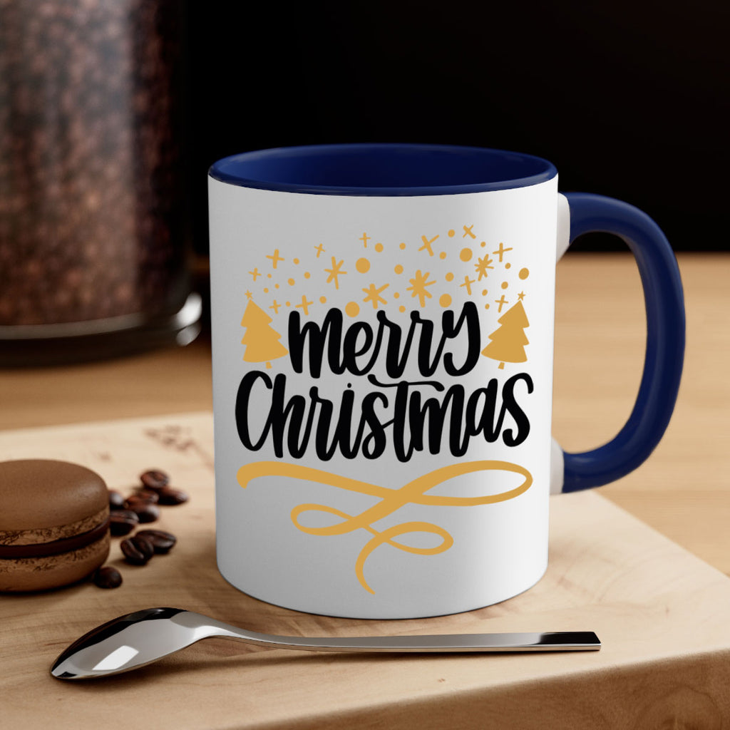 merry christmas gold 84#- christmas-Mug / Coffee Cup