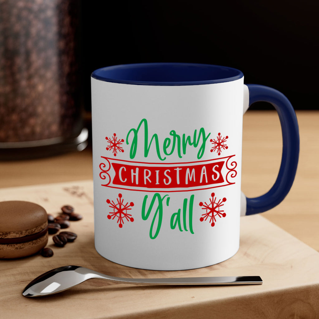 merry christmas yall style 507#- christmas-Mug / Coffee Cup