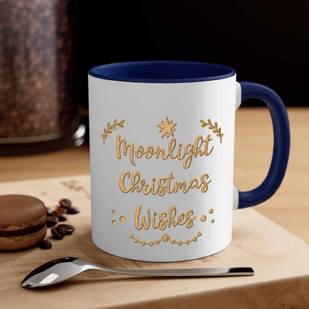 moonlight christmas wishes gold 457#- christmas-Mug / Coffee Cup