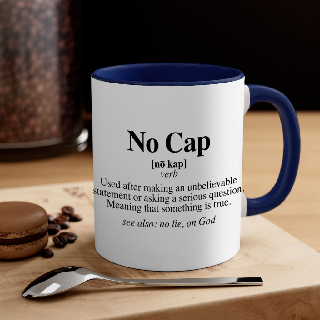 no cap 61#- black words - phrases-Mug / Coffee Cup