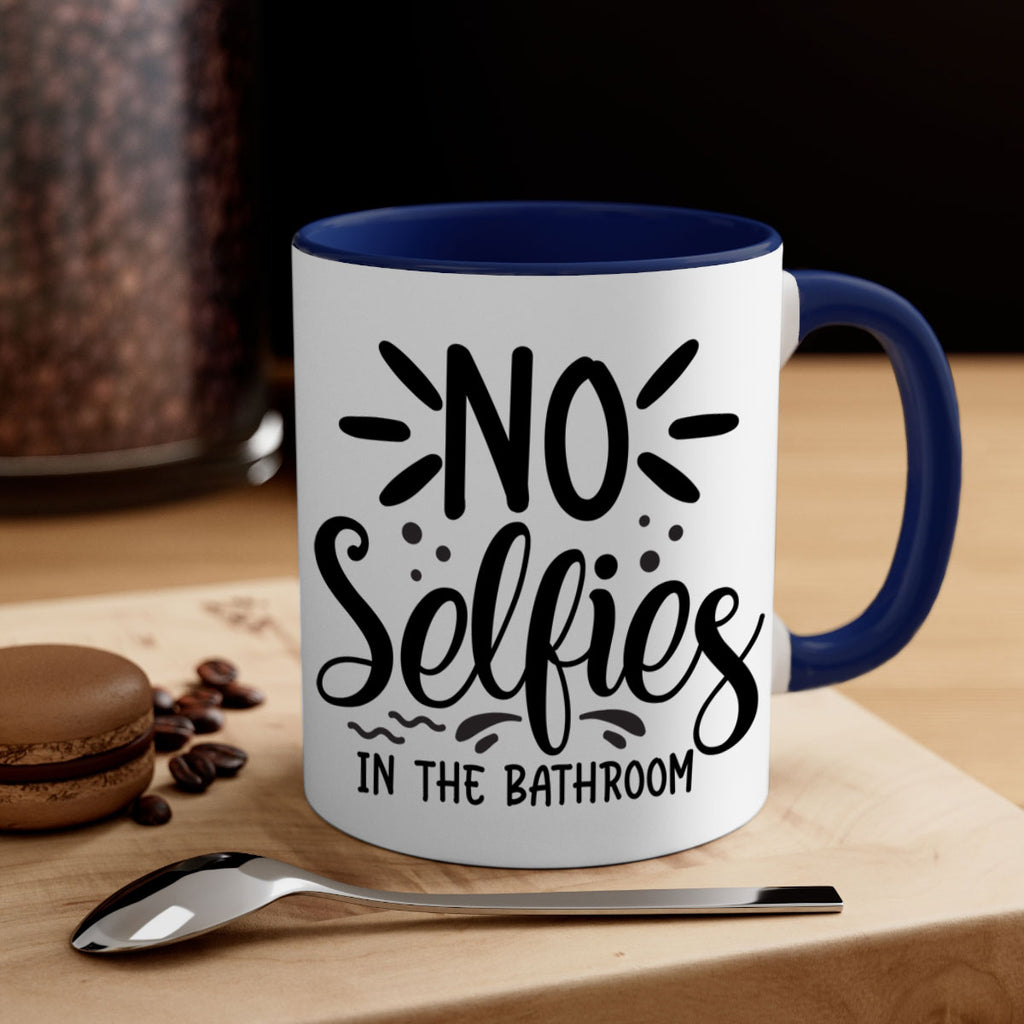 no selfies in the bathroom 64#- bathroom-Mug / Coffee Cup