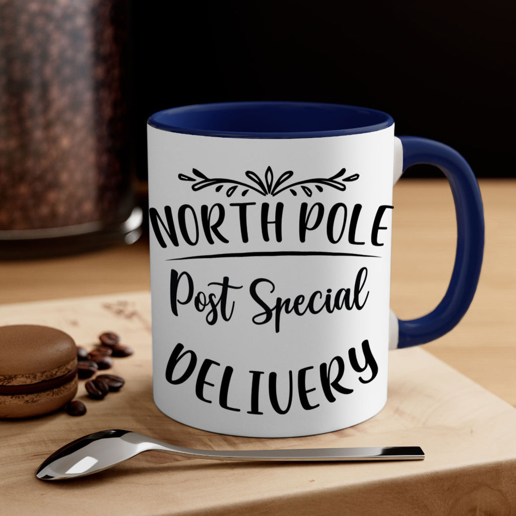 north pole post special delivery style 545#- christmas-Mug / Coffee Cup